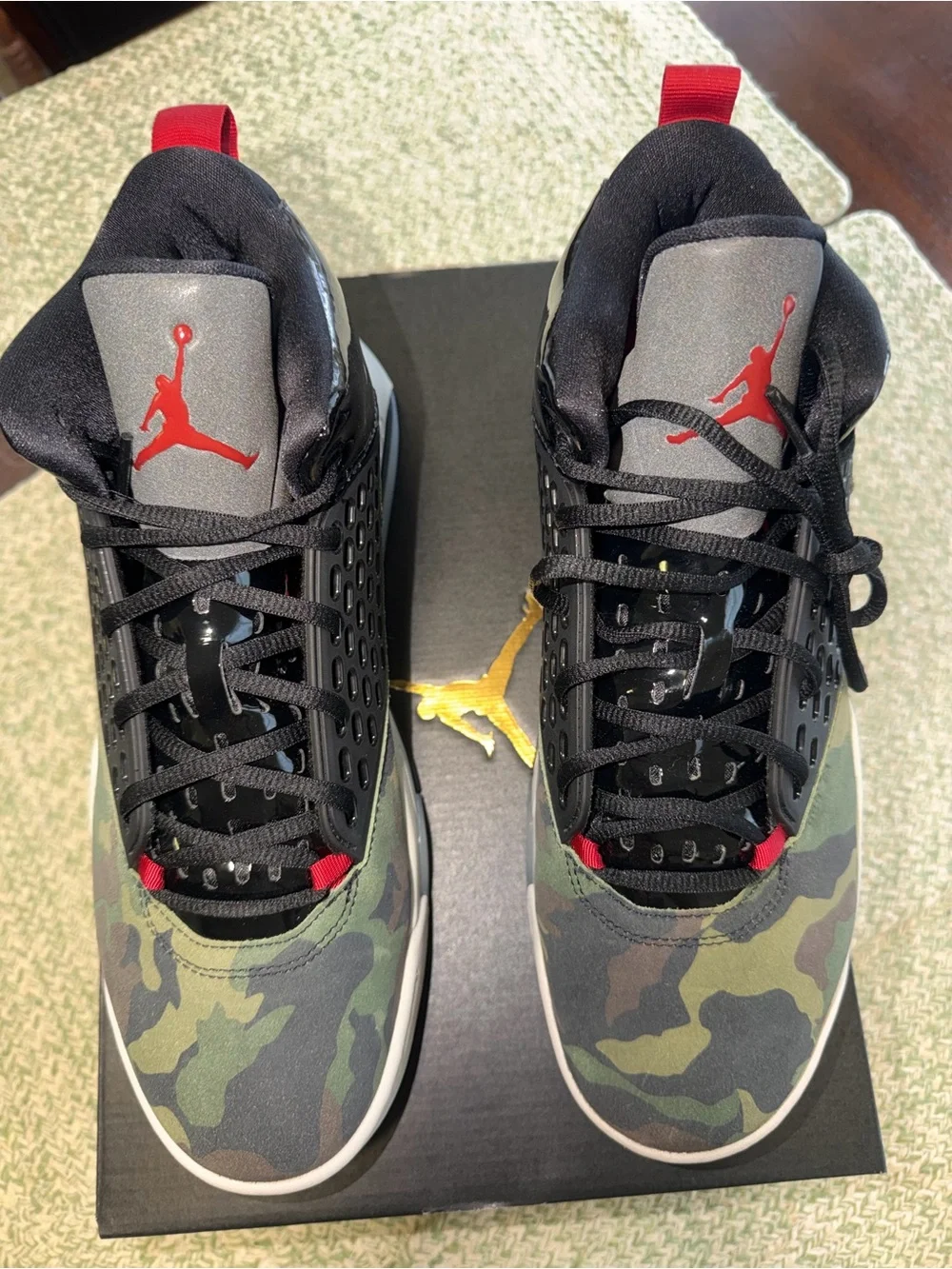Air Jordan Maxin 200 Men's Camo Black Low-Top Sneakers size 11.5 new!!